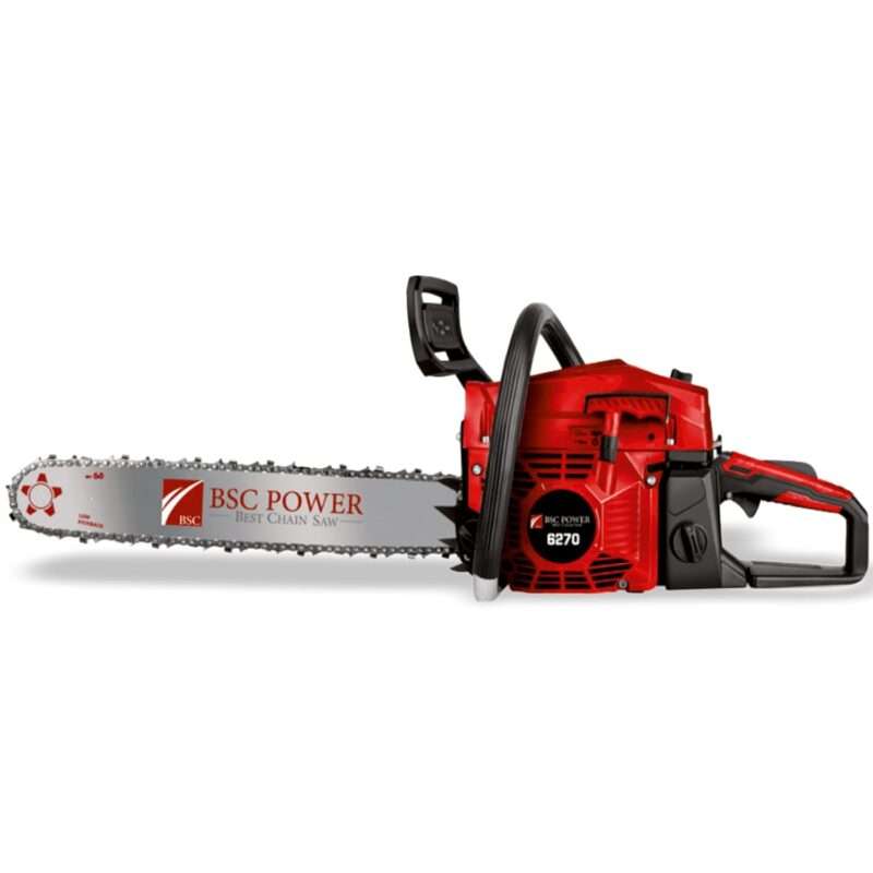 BSC Power Petrol Chainsaw BSC 6270, 3.0KW, with 62cc, 45-55cm Automatic Chain Oiler