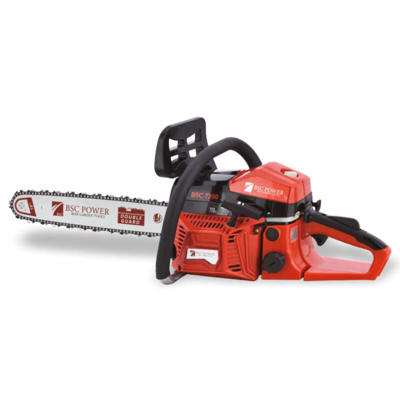 BSC Power Petrol Chainsaw BSC 7200, 3.5KW, 72cc, 45-55cm double Guide Bar and Chain