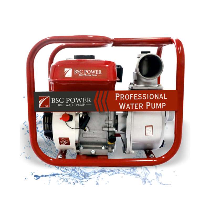 BSC Water Pump WP-30, 3 Inch Outlet With 7.5hp Powerfull Petrol Engine