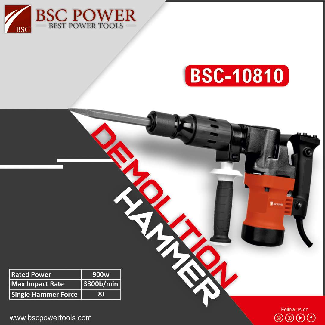 𝗕𝗦𝗖 𝗣𝗢𝗪𝗘𝗥-𝟭𝟬𝟴𝟭𝟬 | 𝗗𝗘𝗠𝗢𝗟𝗜𝗧𝗜𝗢𝗡 𝗛𝗔𝗠𝗠𝗘𝗥 – BSC Power Tools