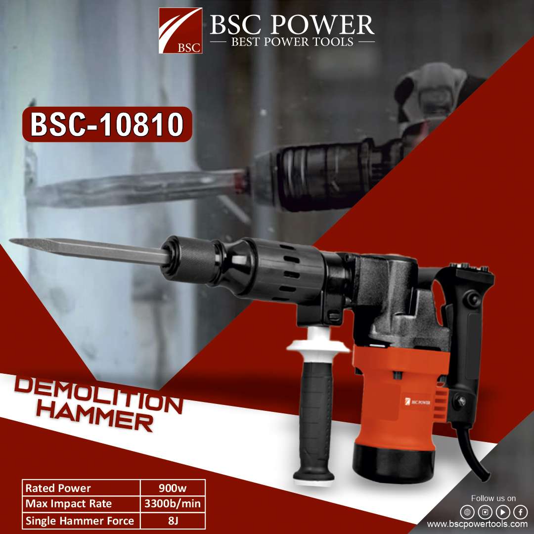 𝗕𝗦𝗖 𝗣𝗢𝗪𝗘𝗥-𝟭𝟬𝟴𝟭𝟬 | 𝗗𝗘𝗠𝗢𝗟𝗜𝗧𝗜𝗢𝗡 𝗛𝗔𝗠𝗠𝗘𝗥 – BSC Power Tools