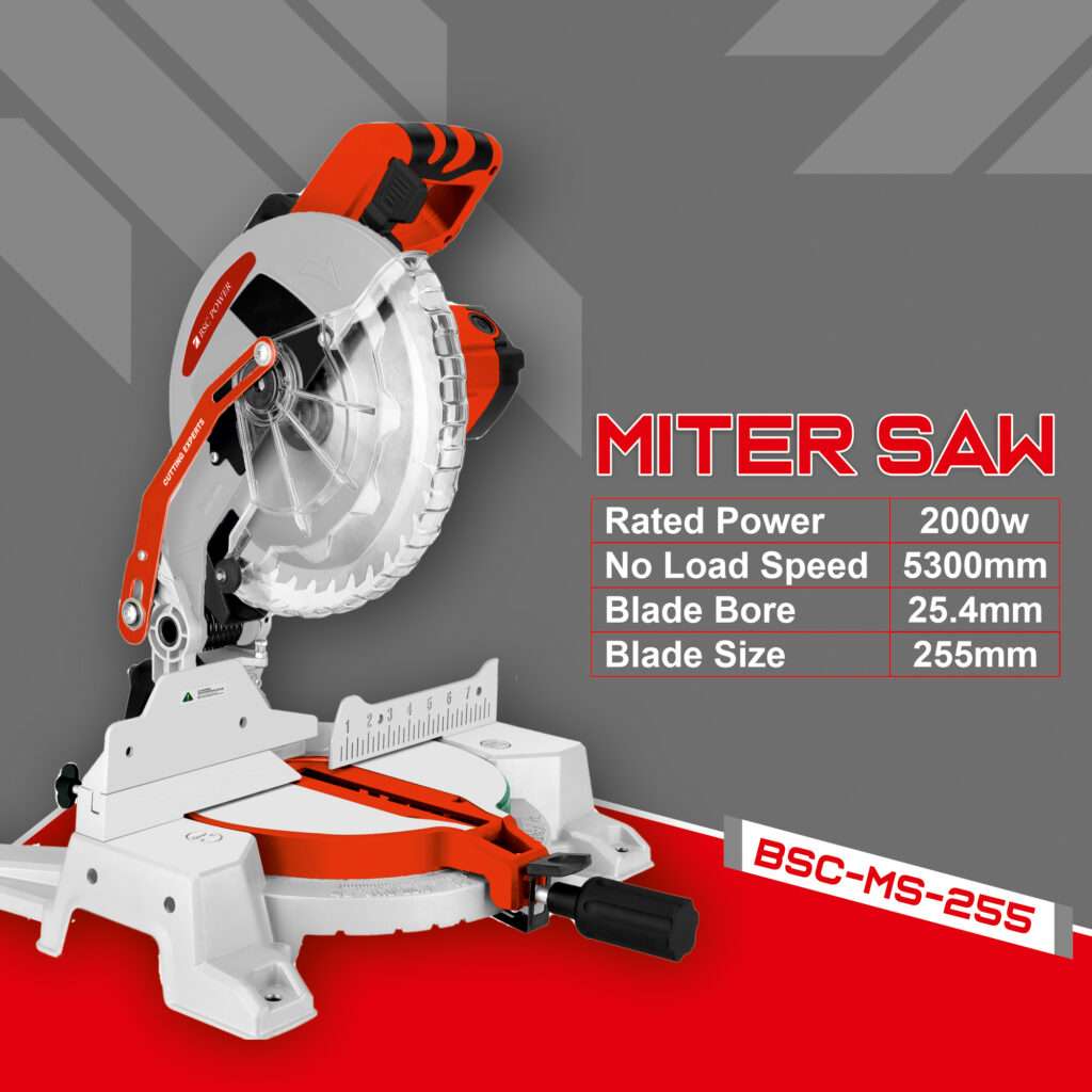 𝗕𝗦𝗖 𝗣𝗢𝗪𝗘𝗥-𝗠𝗦-𝟮𝟱𝟱 | 𝗠𝗜𝗧𝗘𝗥 𝗦𝗔𝗪 – BSC Power Tools