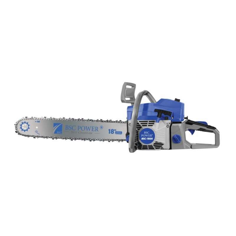 BSC POWER-7800P 78cc Heavy Duty Gasoline Chainsaw