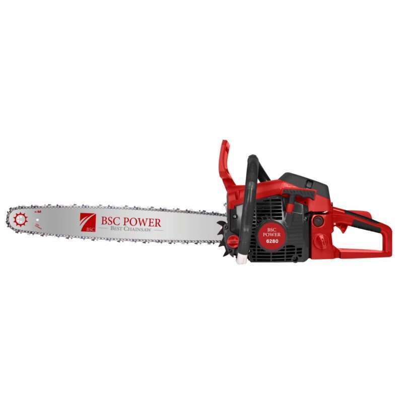 BSC POWER 6280 62CC Petrol Chainsaw – High Performance Wood Cutter