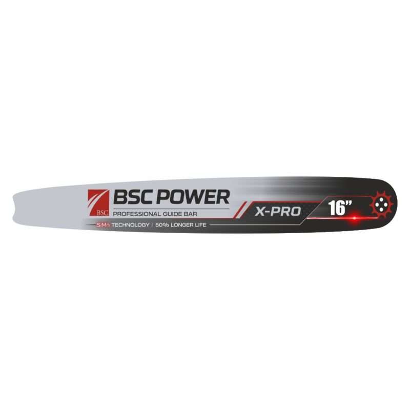 BSC Power X-Pro Guide Bar for Chainsaw – High Strength & Precision Cutting